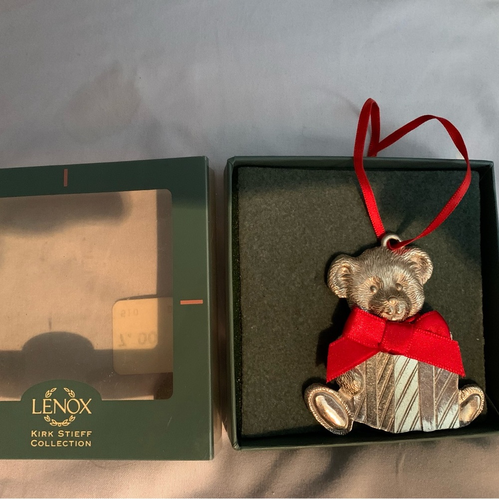 Lenox Teddy Bear Ornament-2